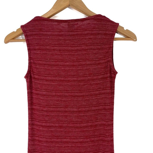 Estam Women’s Size Small Pink Sequin Mesh Front Sleeveless Stretch Mini Dress - Picture 9 of 11